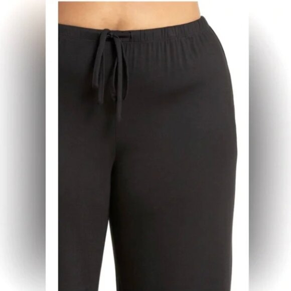 Nordstrom Moonlight Eco Knit Pajamas Black SZ 1X - Picture 4 of 6